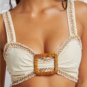 Lena Tulum linen Crop Top medium